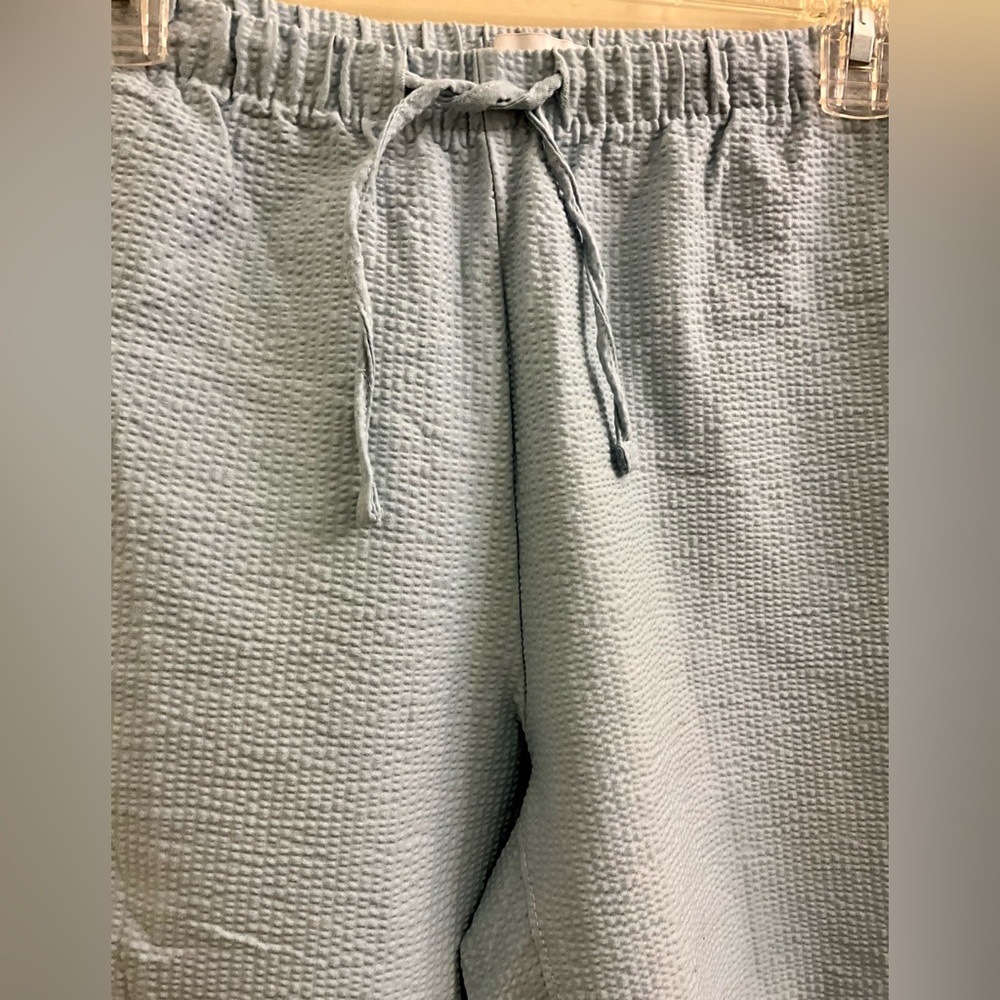 NWT $85 onia Pull on Seersucker Blue Short M - Picture 8 of 11
